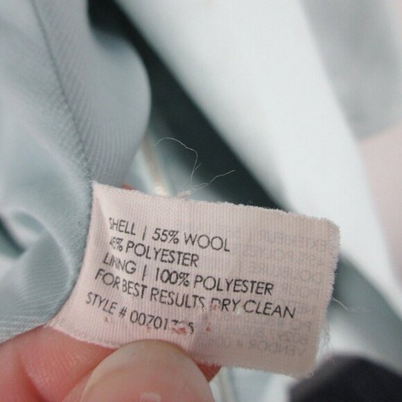 Club Monaco Blazer Women Light Green Open Wool Blend Career Office Work 506 - Picture 4 of 15